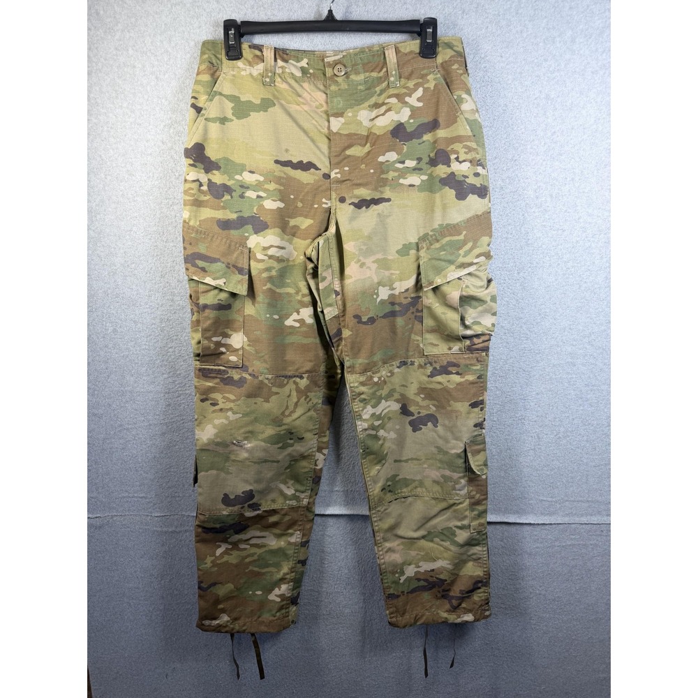 Army Pants Mens Medium 29/31.5-35/32.5 Adjustable Camo Cargo Army Combat Uniform
